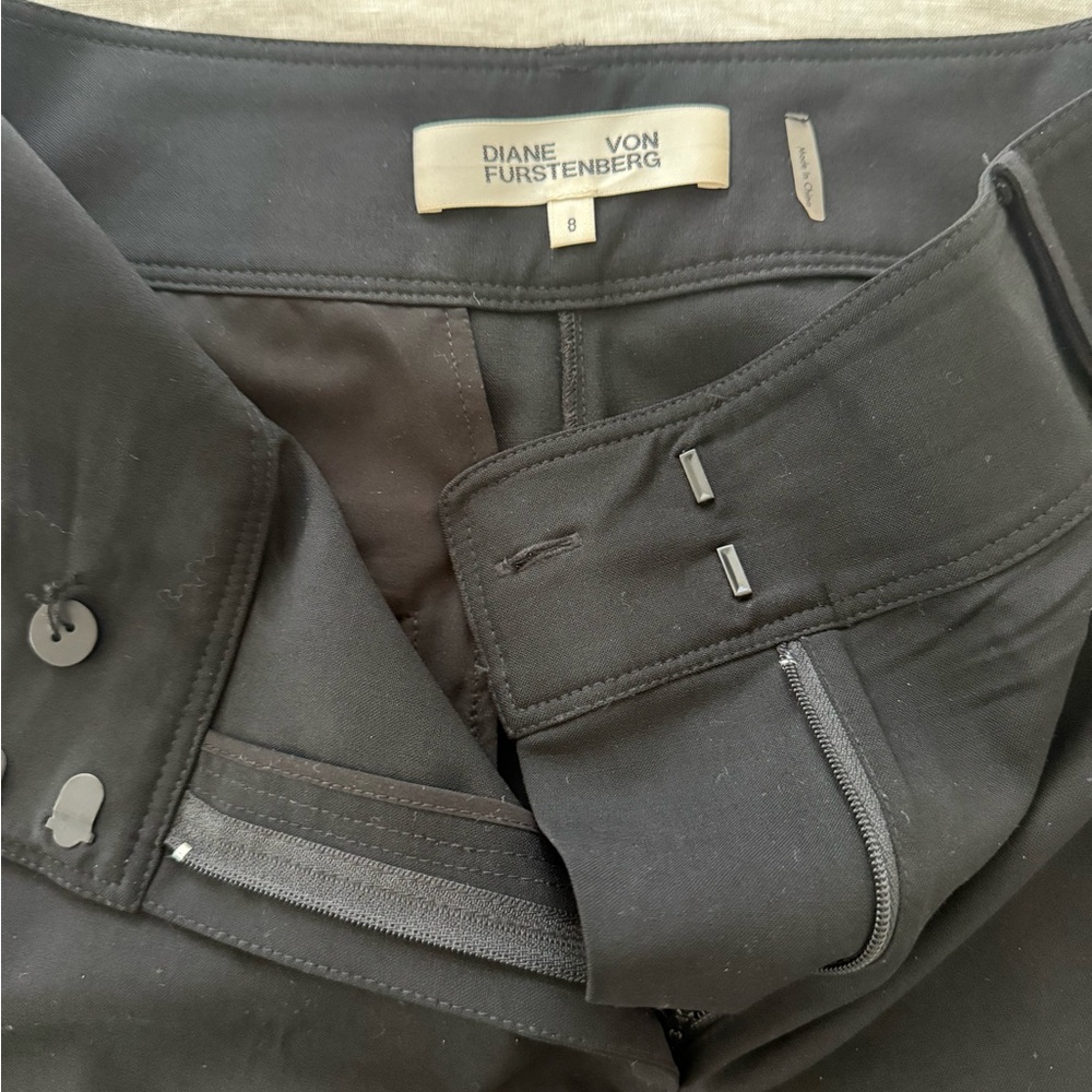 Diane Von Furstenberg Classic Black Dress Pants